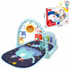 Elephant patterned pedal piano baby blanket blue  Lights Music IC without language Plastic【English Packaging】_201314671