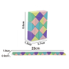 24 отрезка канатной линейки, 6 цветов,Другая форма,Многогранный,пластик【Упаковка на английском языке】_P03127380_6_m