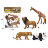 4 (pcs) painted wild animals,Plastic【English Packaging】_201890446_1_m