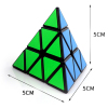 5CM Белый фон Цветная печать Пирамида Куб,Треугольная форма колец,3 - граневый,пластик【Упаковка на английском языке】_P03127620_3_m