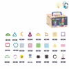 175pcs solid color magnetic sheet building block set Magnetic Lights Music Plastic【Chinese Packaging】_201134975_1_m