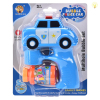 Porous cartoon police car bubble gun,Electric,Lights,Spray painting,Plastic【English Packaging】_201970899_1_m