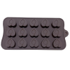 15 pieces of chocolate molds with different shapes,one colour only,Silica gel【English Packaging】_P02550101_2_m