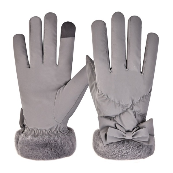 Velvet insulated touch screen gloves, waterproof and anti slip gloves,Women,Uni size,100% polyester fiber【Packaging without Words】_201572294_hd