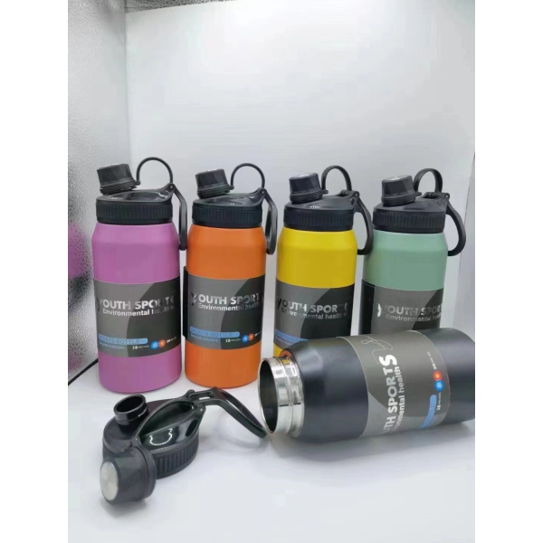 600ml stainless steel Fuqi insulated cup Mix color Metal【Chinese English  Packaging】_201459987_hd