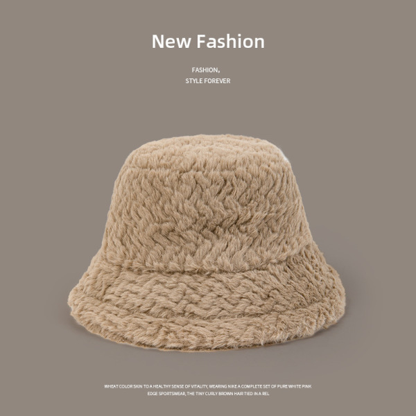 Plush Warm Hat,Unisex,56-60CM,Panama,100% polyester fiber【Packaging without Words】_201571205_hd