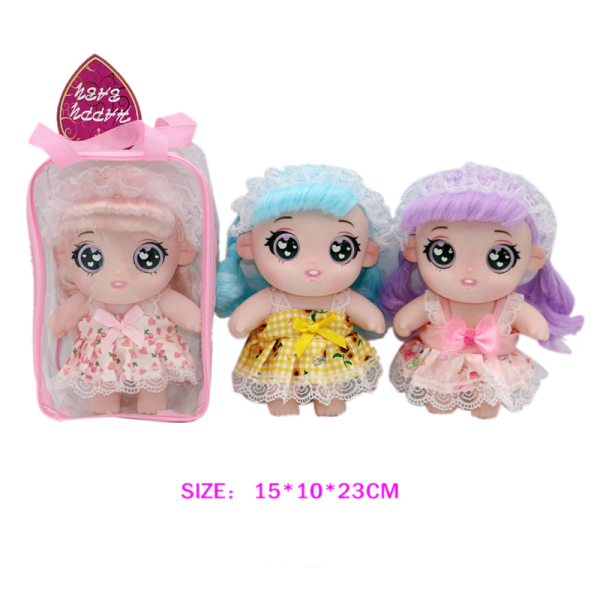 3 Styles of All Vinyl Cotton Dolls