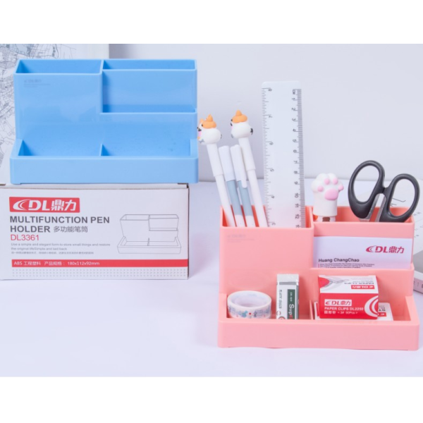 Multifunctional pen holder,one colour only,Plastic【Chinese English  Packaging】_201550122_hd