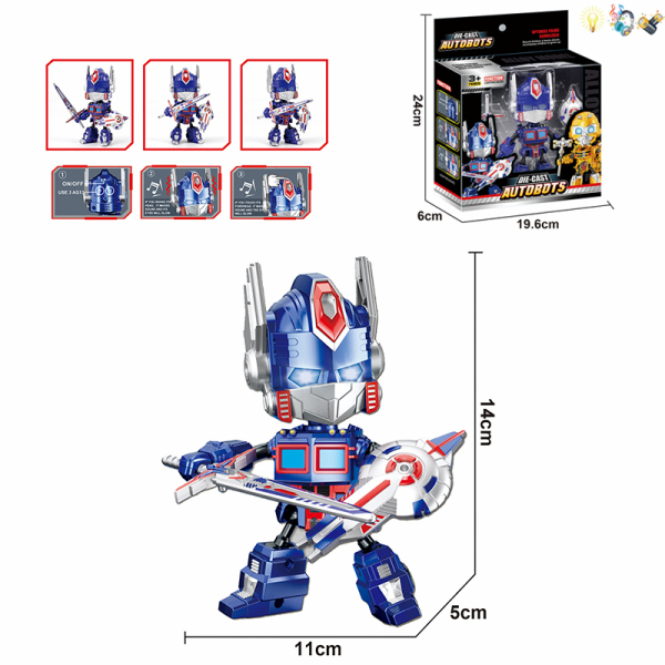 Автоботы из сплава,Со светом,С музыкой,IC без слов,С элементами питания,Металл【Упаковка на английском языке】_201849546_hd