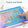 English ABC Teaching Letter Word Story Song Toy Learning Machine Electric Ipad Color screen Lights Sound Music English language IC Study Story one colour only Plastic【English Packaging】_P01943431_7_m