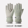 Cold resistant, anti slip, and thick woolen warm gloves,Women,Uni size,split-finger gloves,100% polyester fiber【Packaging without Words】_201571263