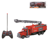 Cloud ladder fire truck Remote Control 4 directions Non-transparent wheels Plastic【English Packaging】_201162539