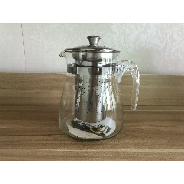 Glass Separation Steel Gallbladder Tea Pot 【 600ML 】