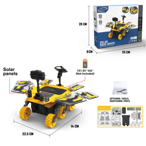 solar-powered Mars rover