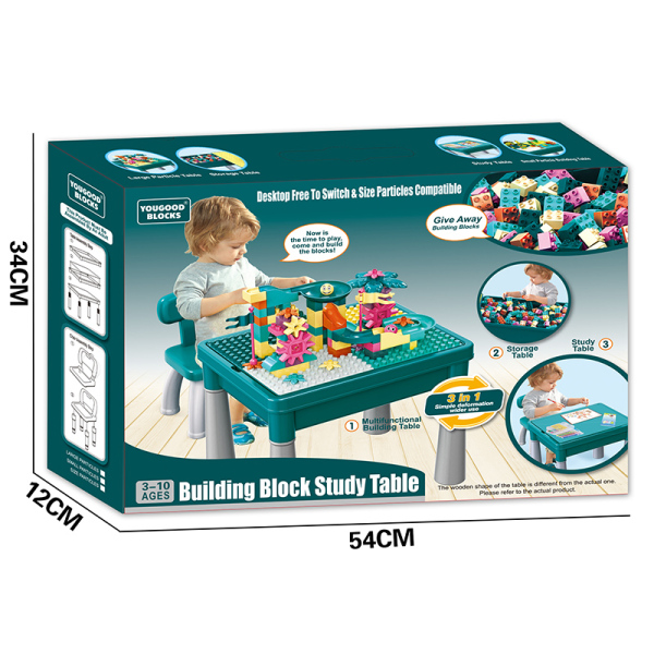 Building block learning table