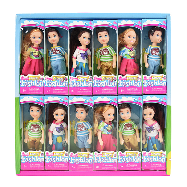 24PCS Различные куклы Маленькая Кайли 5 дюймов пластик【Упаковка на английском языке】_200474961_hd