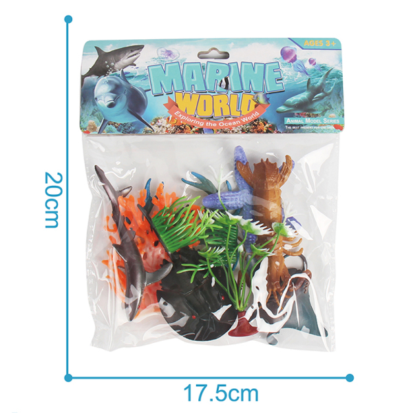 Underwater animal set