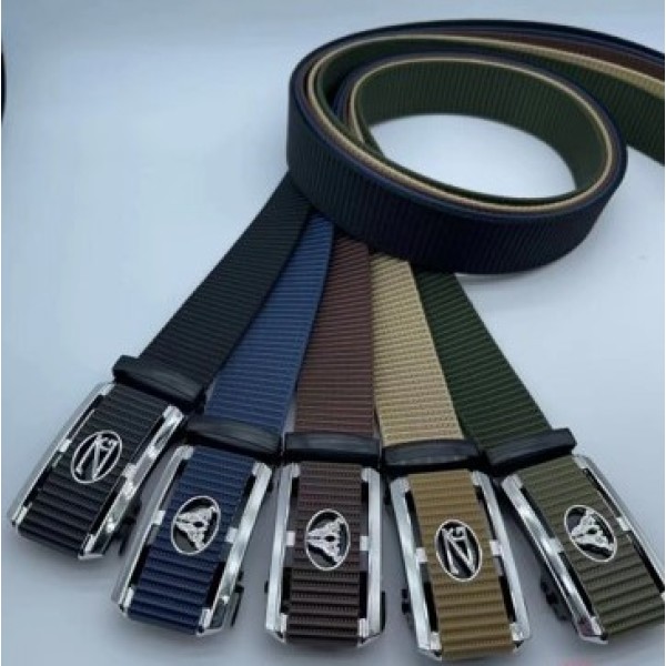 Square Buckle Braided Belt