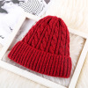 Padded Twisted Hat,Unisex,56-60CM,Winter Hat,100% polyester fiber【Packaging without Words】_201523582