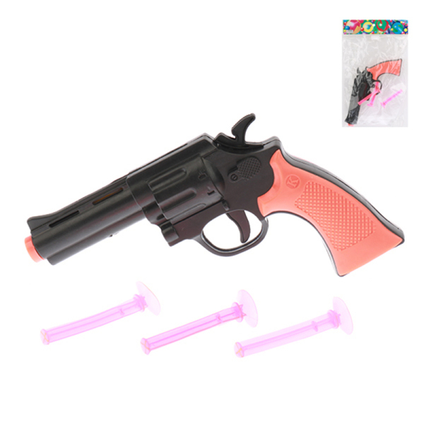 gun Soft bullet Pistol
 Solid color Plastic【English Packaging】_200595290_hd