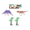 2pcs 6" dinosaur set Plastic【English Packaging】_201023328