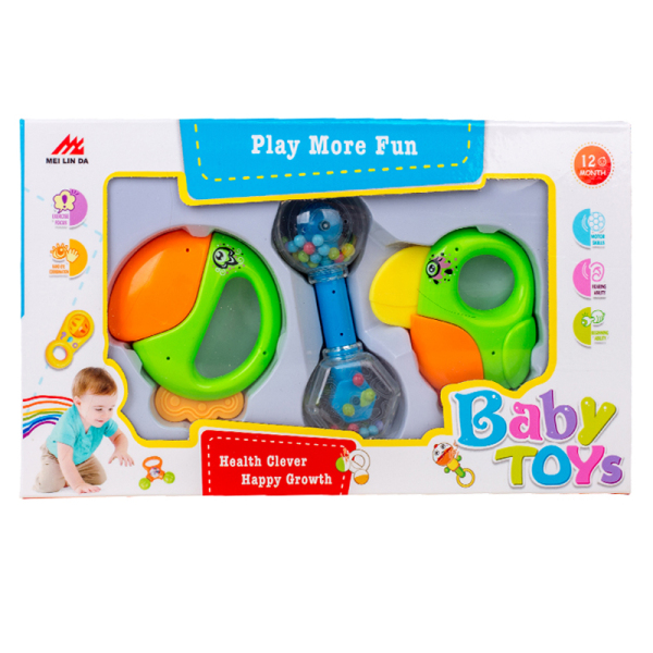 3pcs Rattles