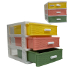 Solid color 3-layer drawer storage box  Plastic【English Packaging】_201353110_1_m