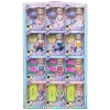 24PCS 4 Styles Colorful Dress Doll with Accessories,3 inches,Plastic【English Packaging】_P02835287_4_m