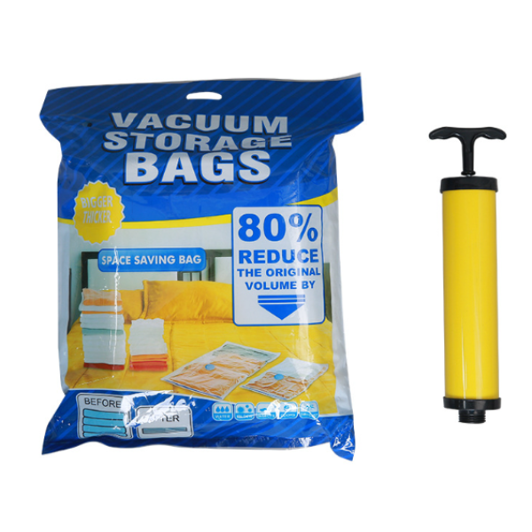 Transparent Vacuum Compression Storage Bag Set