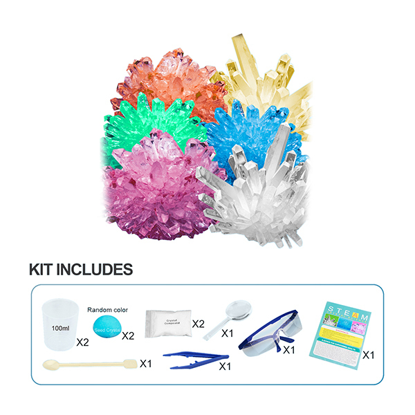Scientific Experiment on Crystal Planting and Growth (2 Crystals)