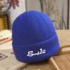 Solid Color Embossed Letter Cap,Unisex,56-60CM,Winter Hat,100% acrylic【Packaging without Words】_P02671645_2_m