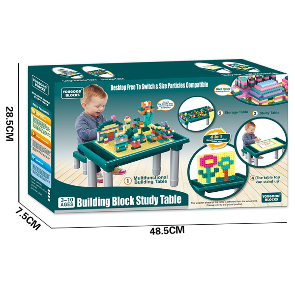 Building block learning table