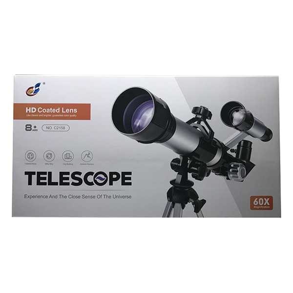 telescope Astronomical telescope Plastic【English Packaging】_200631561_hd