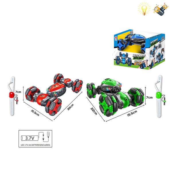 1:18 Drift Wheel Индукционный трансформер Mini Twister с USB кабелем Дистанционное управление Со светом С элементами питания Материал без нанесения краски пластик【Упаковка на английском языке】_200673930_hd
