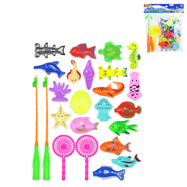 24-Piece Fishing Set,With a magnet,Plastic【English Packaging】_200794739_hd