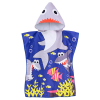 Cartoon crocodile children's bath towel soft quick-drying cape microfiber hooded bathrobe [60 * 120CM].,one colour only,Plush【Packaging without Words】_P02890046_21_m