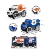 Ambulance+Police Vehicle Inertia Non-transparent wheels Police Rescue Plastic【English Packaging】_200485704_1_m