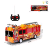 Fire truck 4 directions Lights Music IC without language Spray painting Solid color Non-transparent wheels Plastic【English Packaging】_200785188