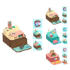 3 Kitchen/Birthday/Bathroom Scene Sets,Realistic,Plastic【English Packaging】_P02170165_8_m