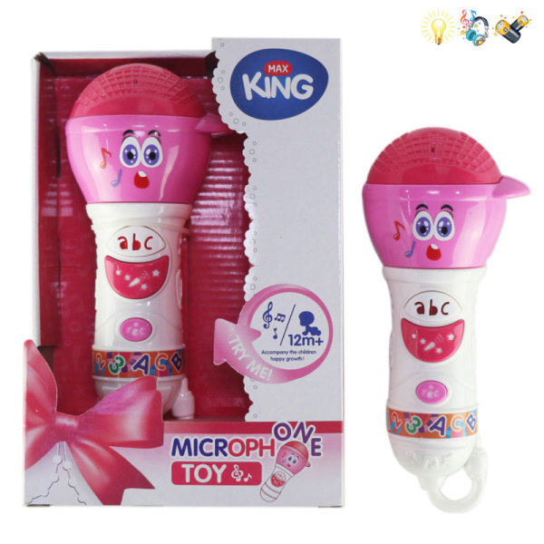 microphone Lights Music Sound recording English language IC With battery Plastic【English Packaging】_200715002_hd