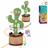 USB Rechargeable Running Dancing Cactus Electric Voice Control Universal Lights Music IC without language Plush【English Packaging】_201222699