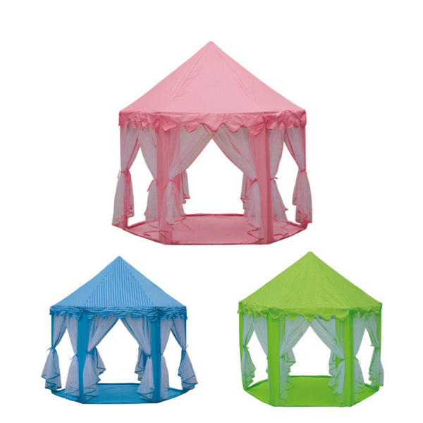 Kids Hexagonal Tent Indoor Outdoor Tent,one colour only,Plush【Packaging without Words】_201758789_hd