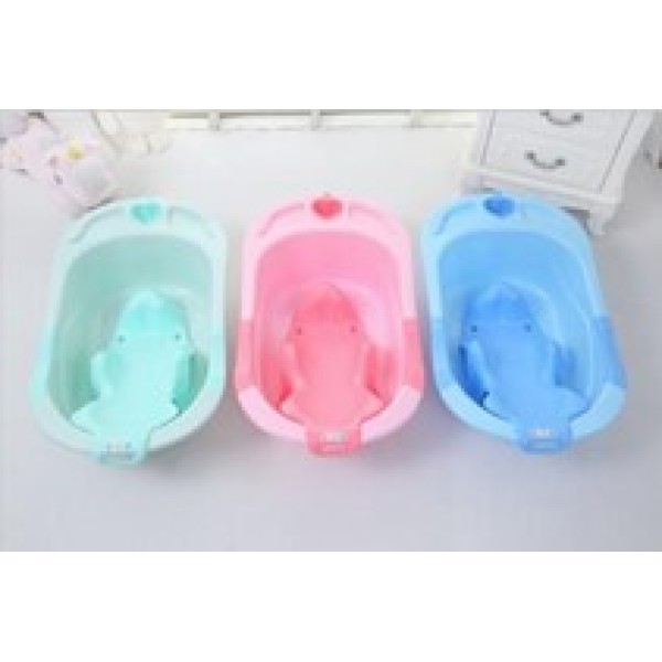 Flat bathtub + rack blue,Baby bath,400+ ml,one colour only,Plastic【English Packaging】_201521466_hd