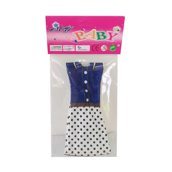 Barbie clothes doll clothes 11.5 inches Plush【English Packaging】_201200519_hd