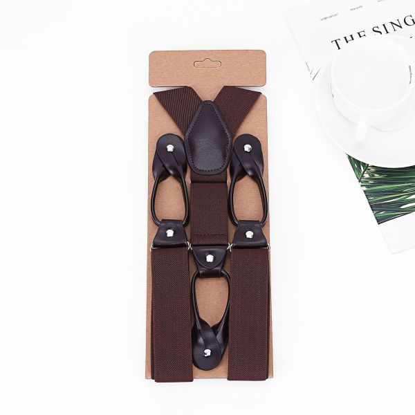 Unisex Triangle 6 Clip Stretch Belt