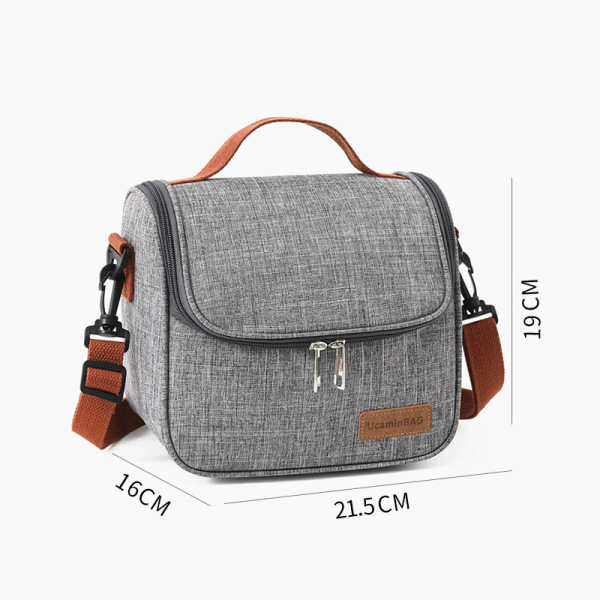 Lunch Bag Monochrome Clear Gray [No Text Packaging]