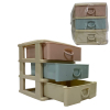 Solid color 3-layer drawer storage box Plastic【English Packaging】_201353105_1_m