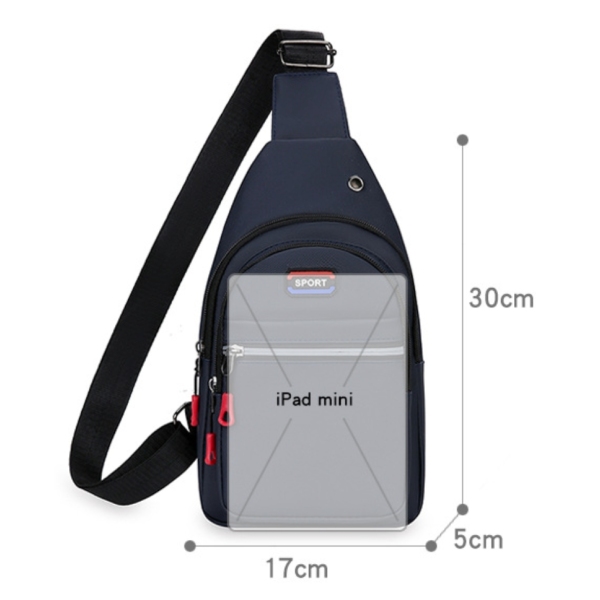 Multifunctional chest bag crossbody bag