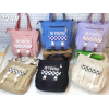 Checkered shoulder bag,Mix color,Textile【Packaging without Words】_201894189_1_m