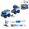 take-apart truck set With battery Lights Music Plastic【English Packaging】_200794654